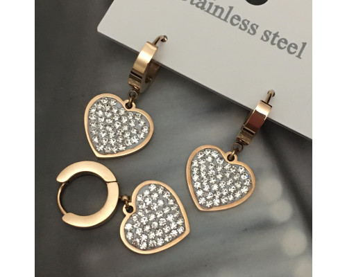 Код 17507 Сережки сталь