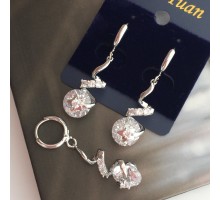 Код 23037 Серьги с цирконами