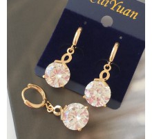 Код 23004  Серьги с цирконами