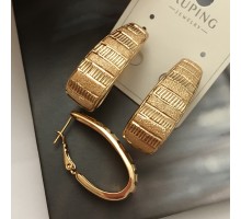 Код 7163  Серьги хьюпинг