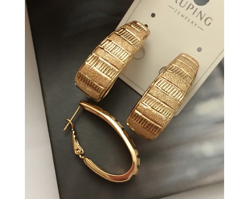 Код 7163  Серьги хьюпинг