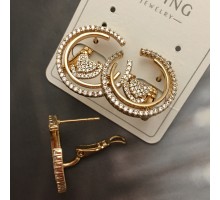 Код 7229   Серьги хьюпинг