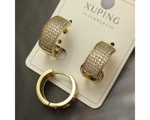 Код 7282   Серьги покрытие (лимонное) 14 Кхьюпинг
